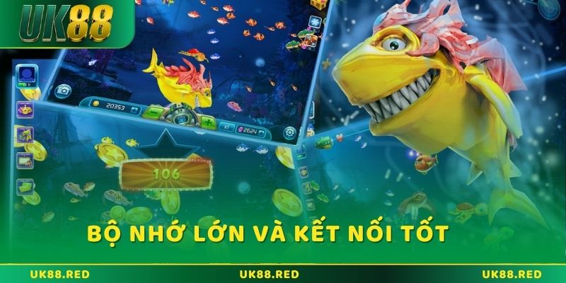 Dung lượng bộ nhớ phải đủ và kết nối internet khỏe